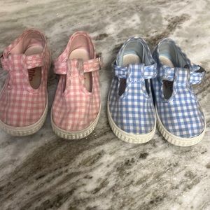 Pink and blue Cientas (2 pairs) size 22